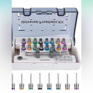 Universal 16 Pcs Universal Implant Prosthetic Kit Long and Short Dental Implant